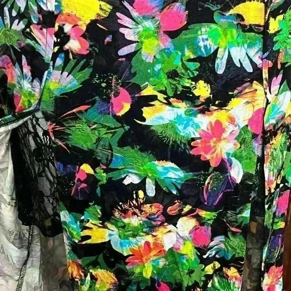 Bongo Molly Floral Maxi Skirt Junior Size Large - Picture 9 of 12